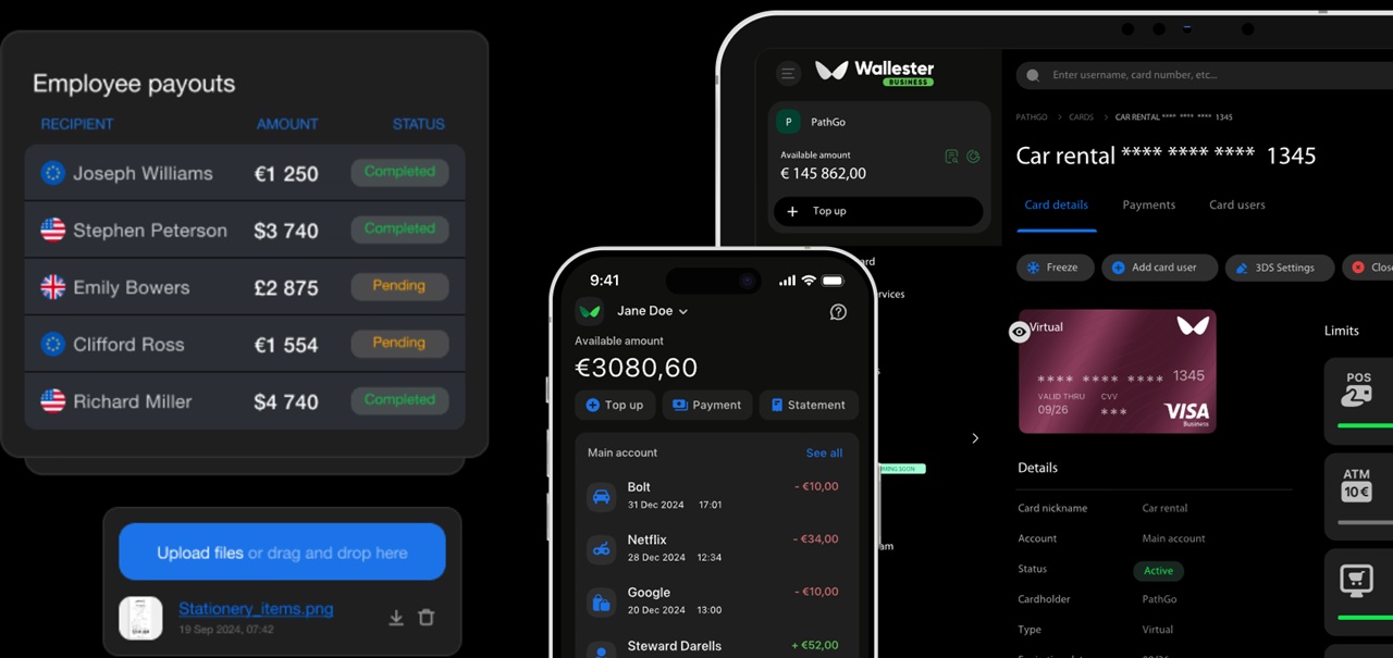 carte aziendali wallster