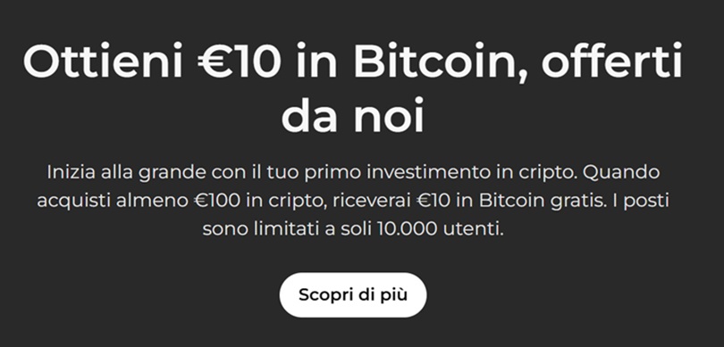 bitcoin 10 euro regalo