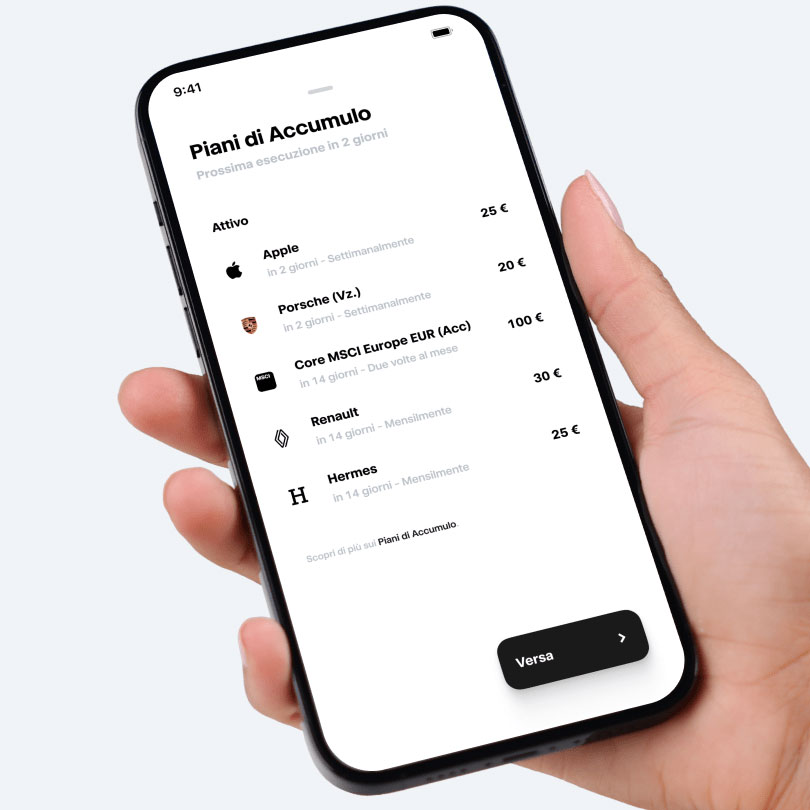 Inizia a investire con solo 1 euro in azione e altri asset