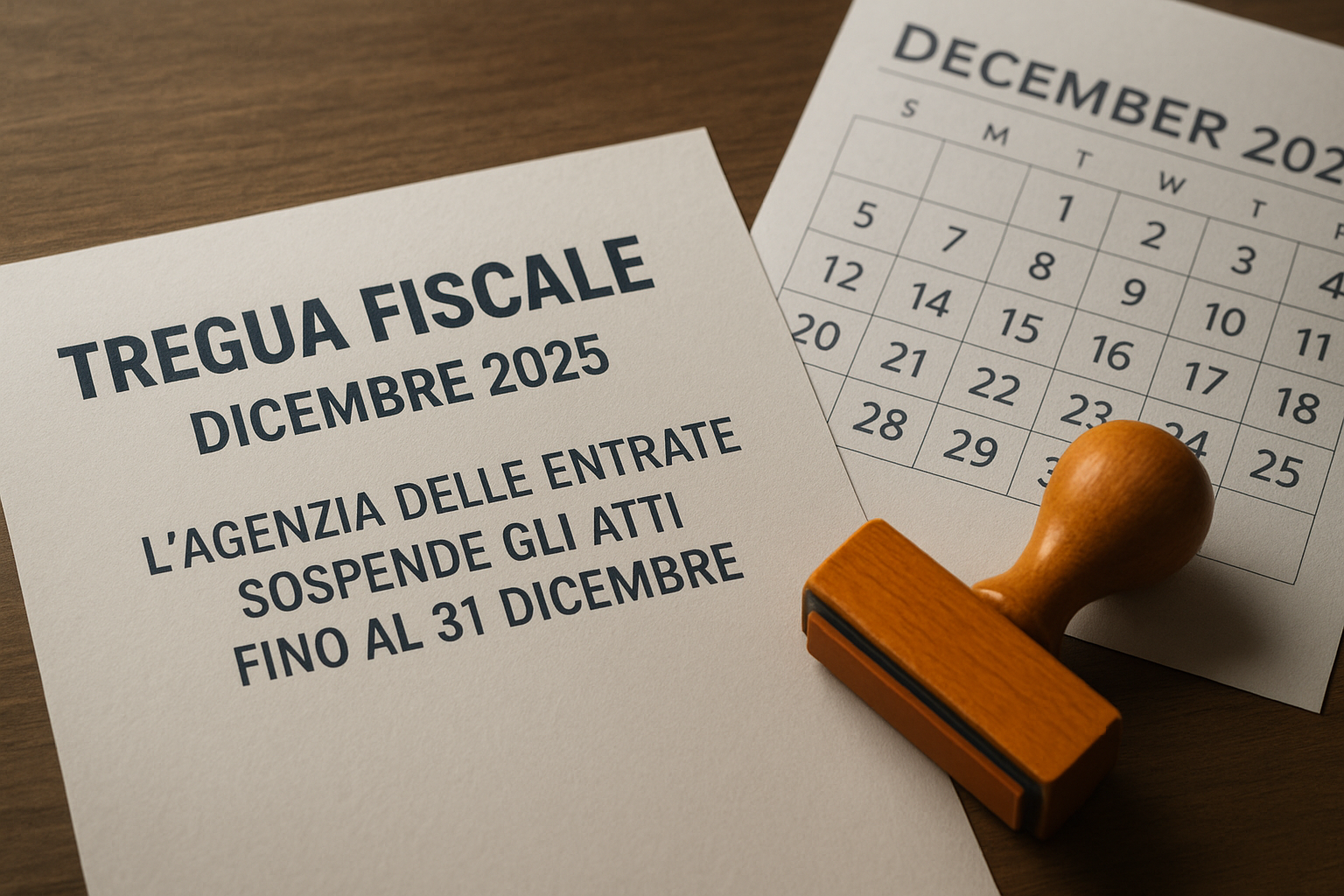 Tregua fiscale dicembre 2025: l’Agenzia delle Entrate sospende gli atti fino al 31 dicembre